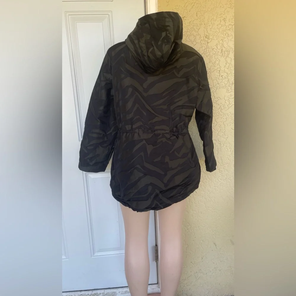 Chico's Black and Gray Utility Jacket